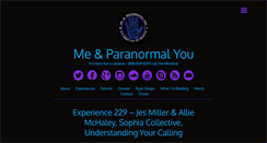 Desktop Screenshot of meandparanormalyou.com