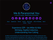 Tablet Screenshot of meandparanormalyou.com